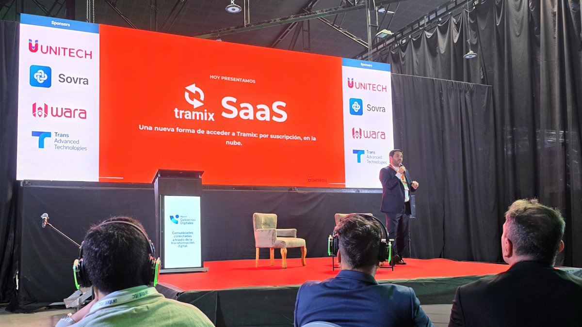 La modernización del Estado, ahora más accesible: Unitech presentó Tramix SaaS en RedGob 2026