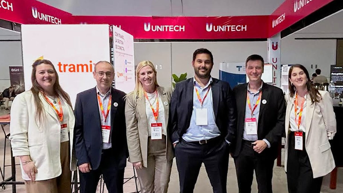 Luz María Ballesteros, Sergio Pili, Viviana Gorini, Lautaro Carmona, Luciano Laborde y Judith Larrandart, de Unitech