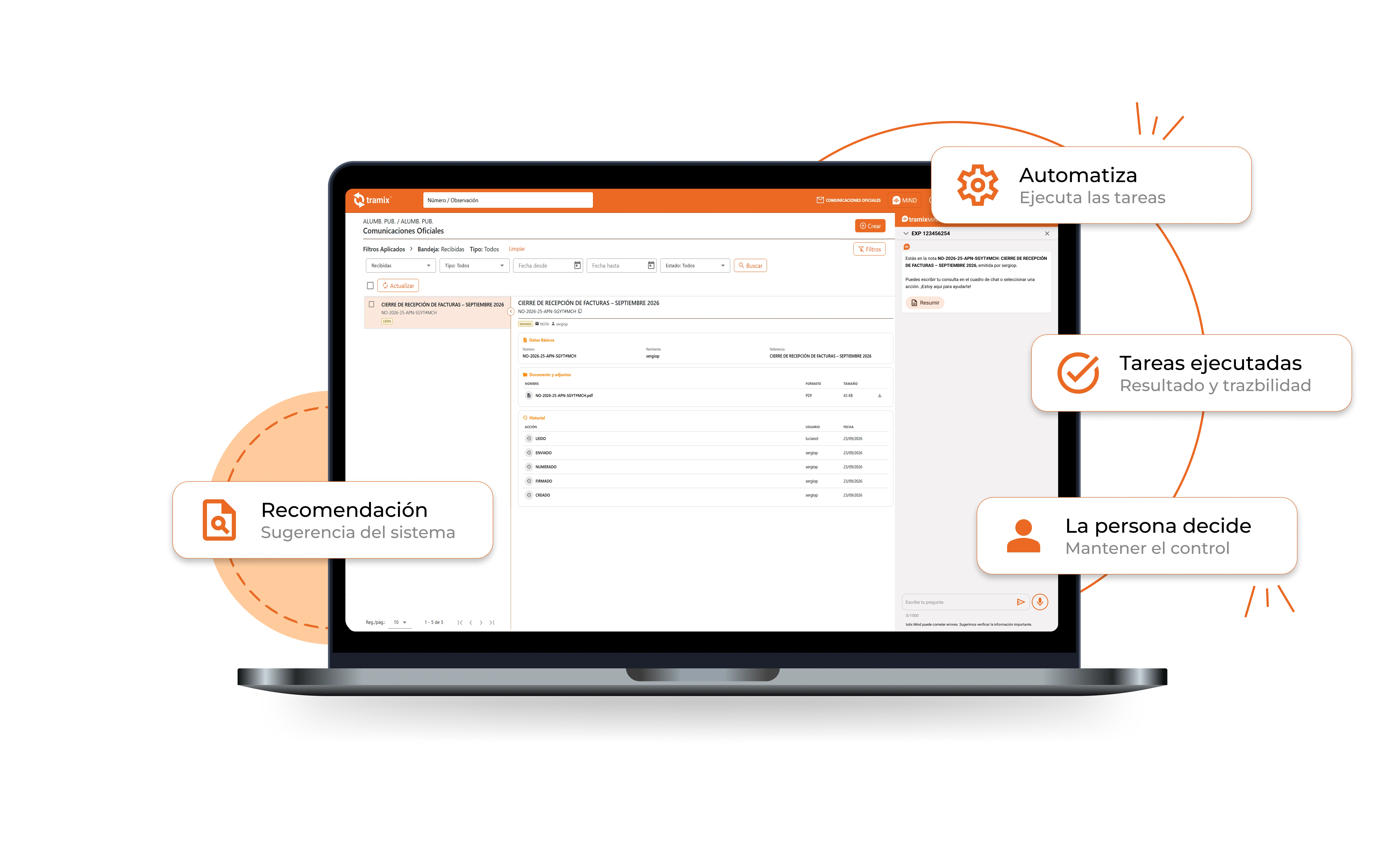 Automatización de reglas y circuitos en TRAMIX